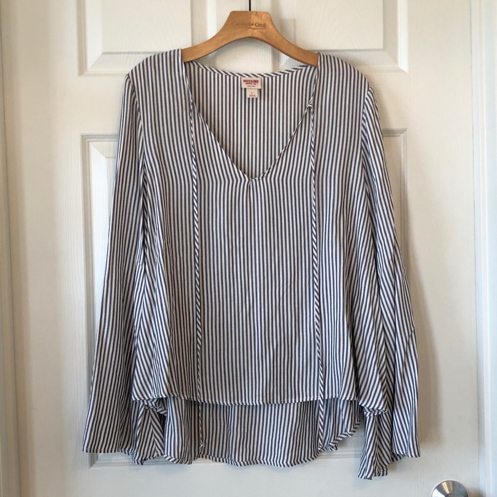 Mossimo Bell Sleeve Striped Shirt
